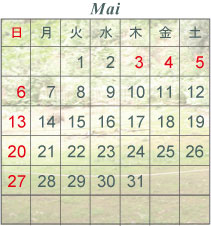 calendrier