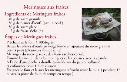 Meringues sux fraise